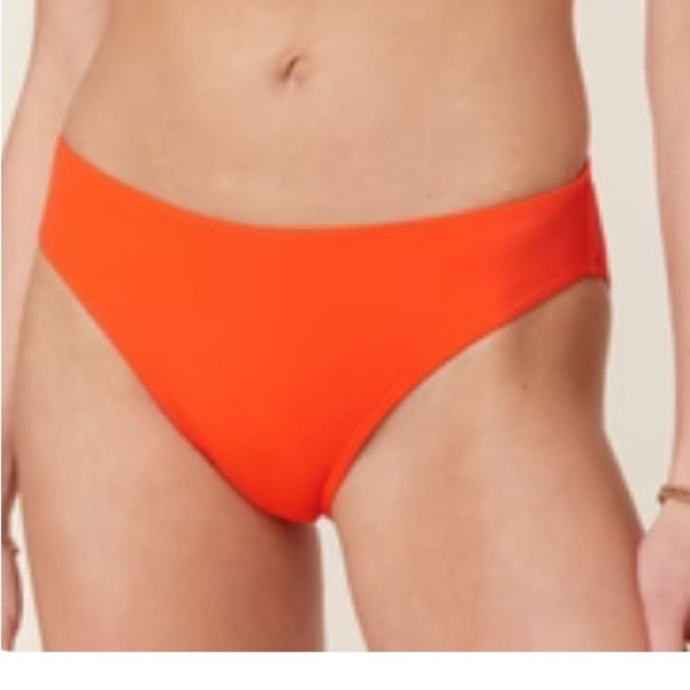 NWT Andie Swim The Bikini Bottom Monarch Vibrant Orange Bikini Bottom Size XL